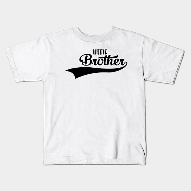 Little Brother Kids T-Shirt by Litho